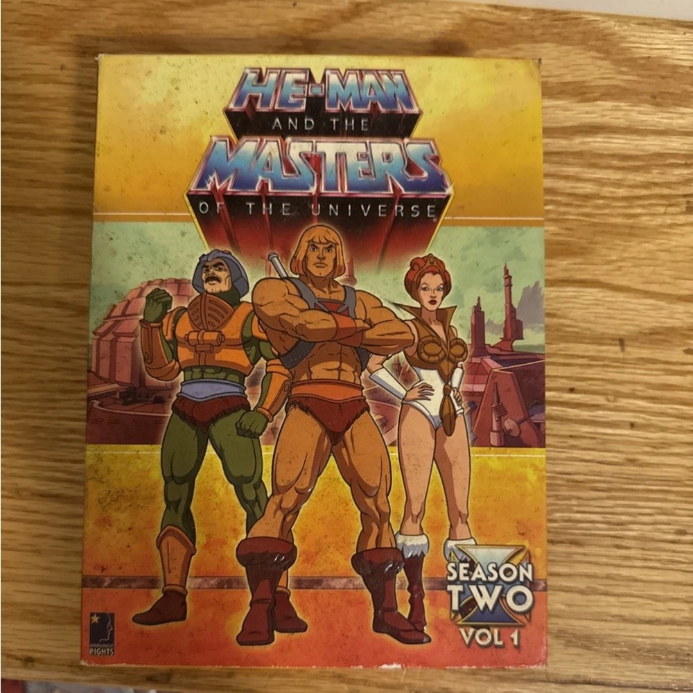 Mattel He-Man and the Masters of the Universe DVD with Red and Orange Cover
